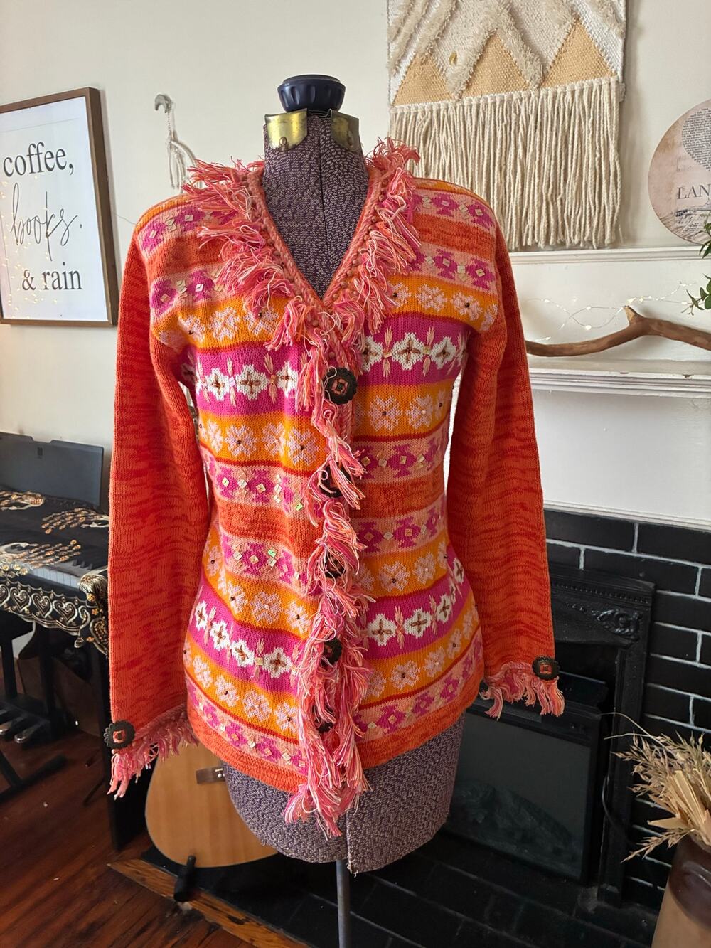 Storybook Knits Southwestern Fringe Size XS